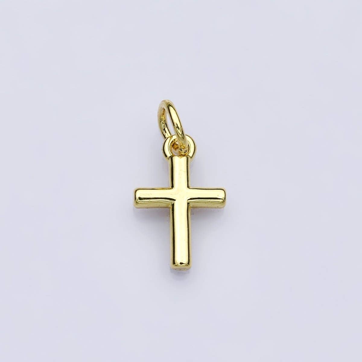 14K Gold Filled 12mm Cross Mini Charm
