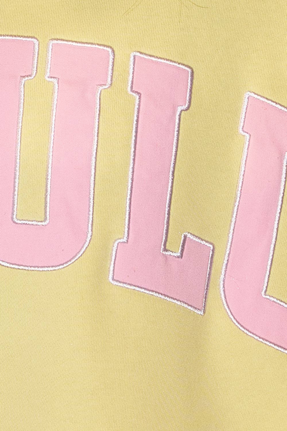 DELULU Embroidered Mock Neck Sweatshirt