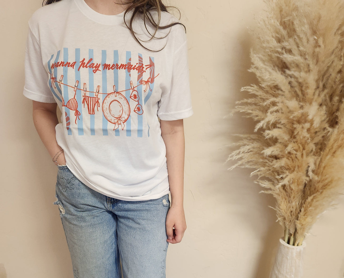Wanna Play Mermaids Tee