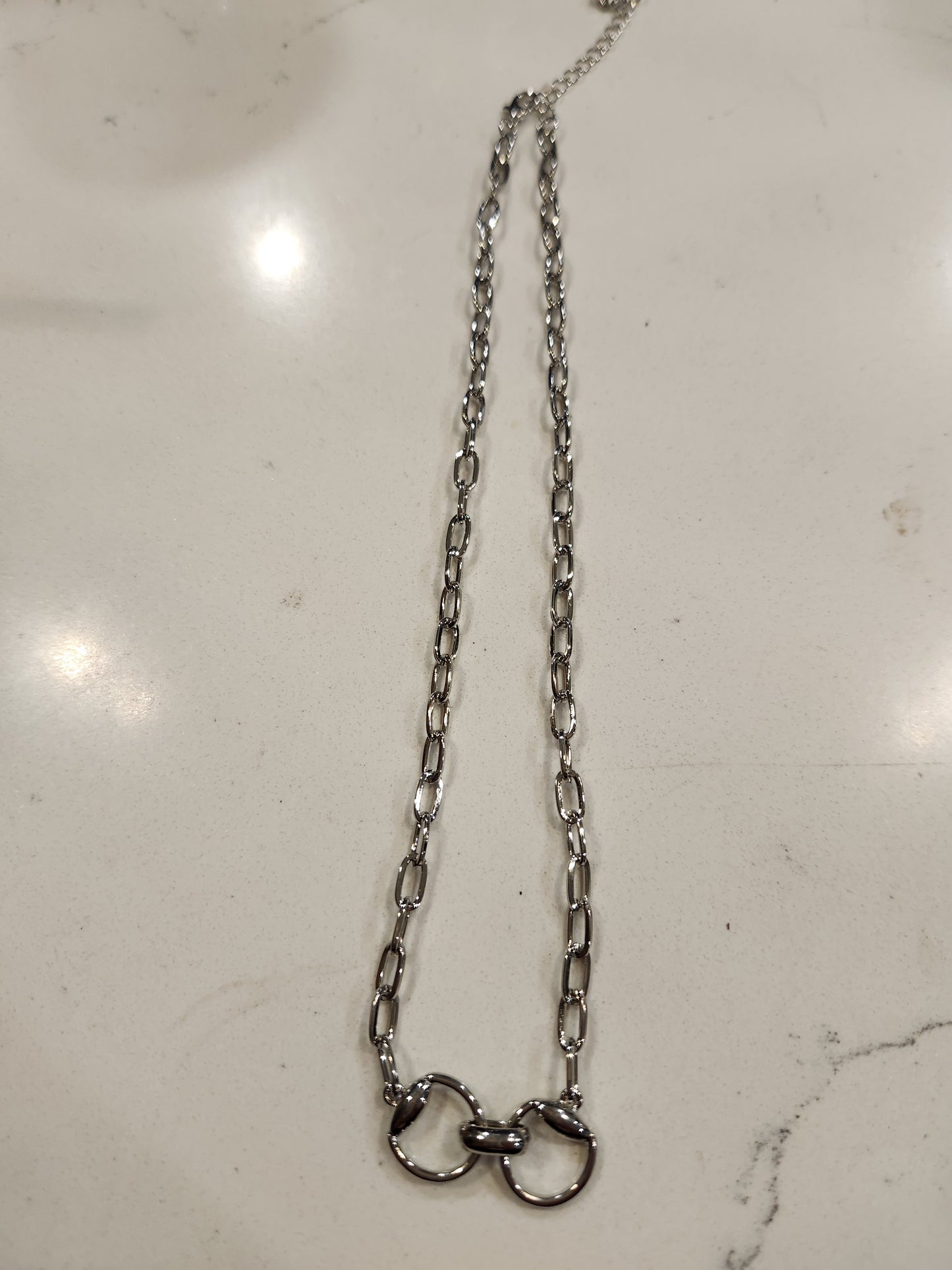 Equestrian pendant necklace
