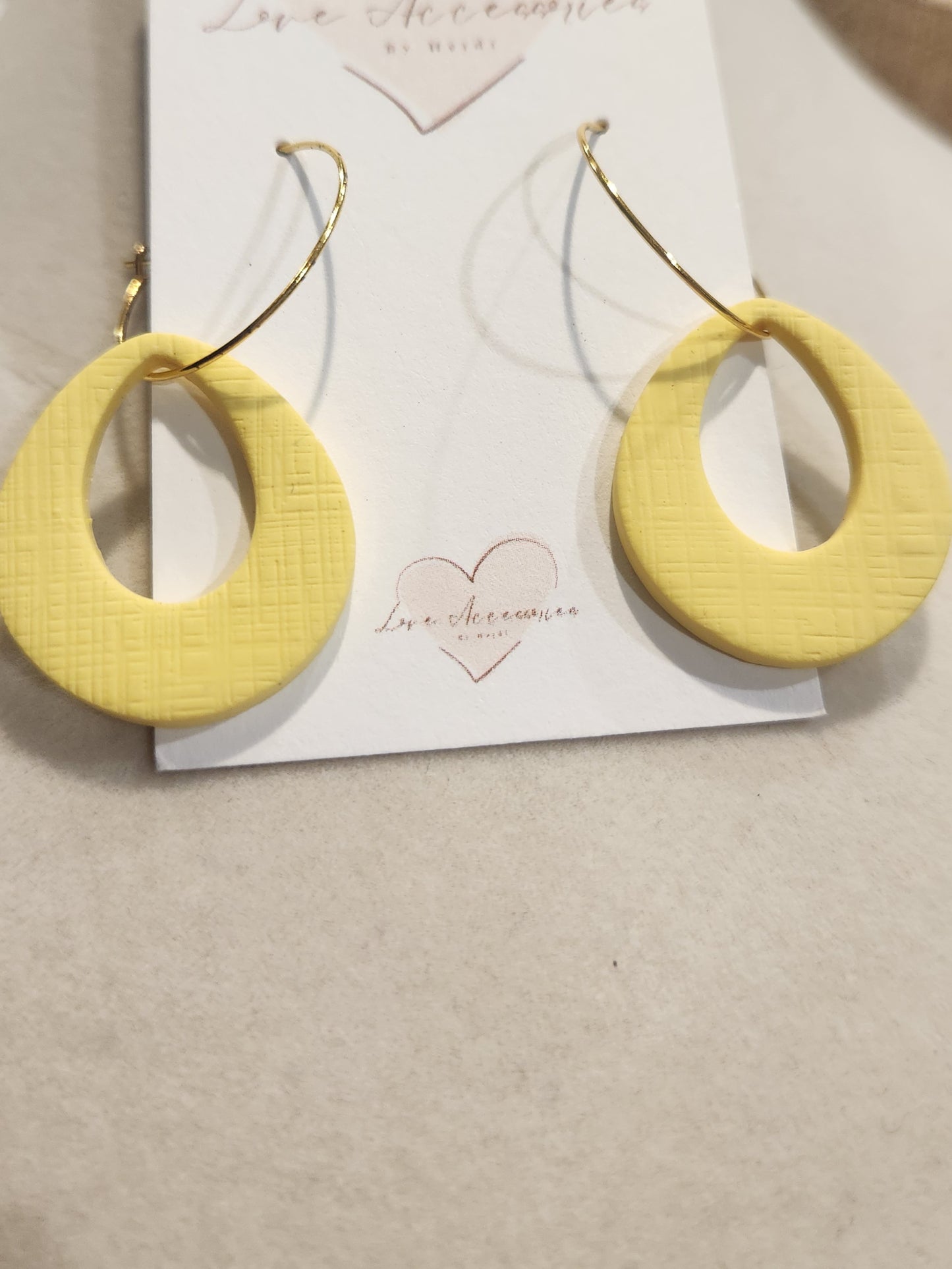 Butter Crescent Hoop Earrings
