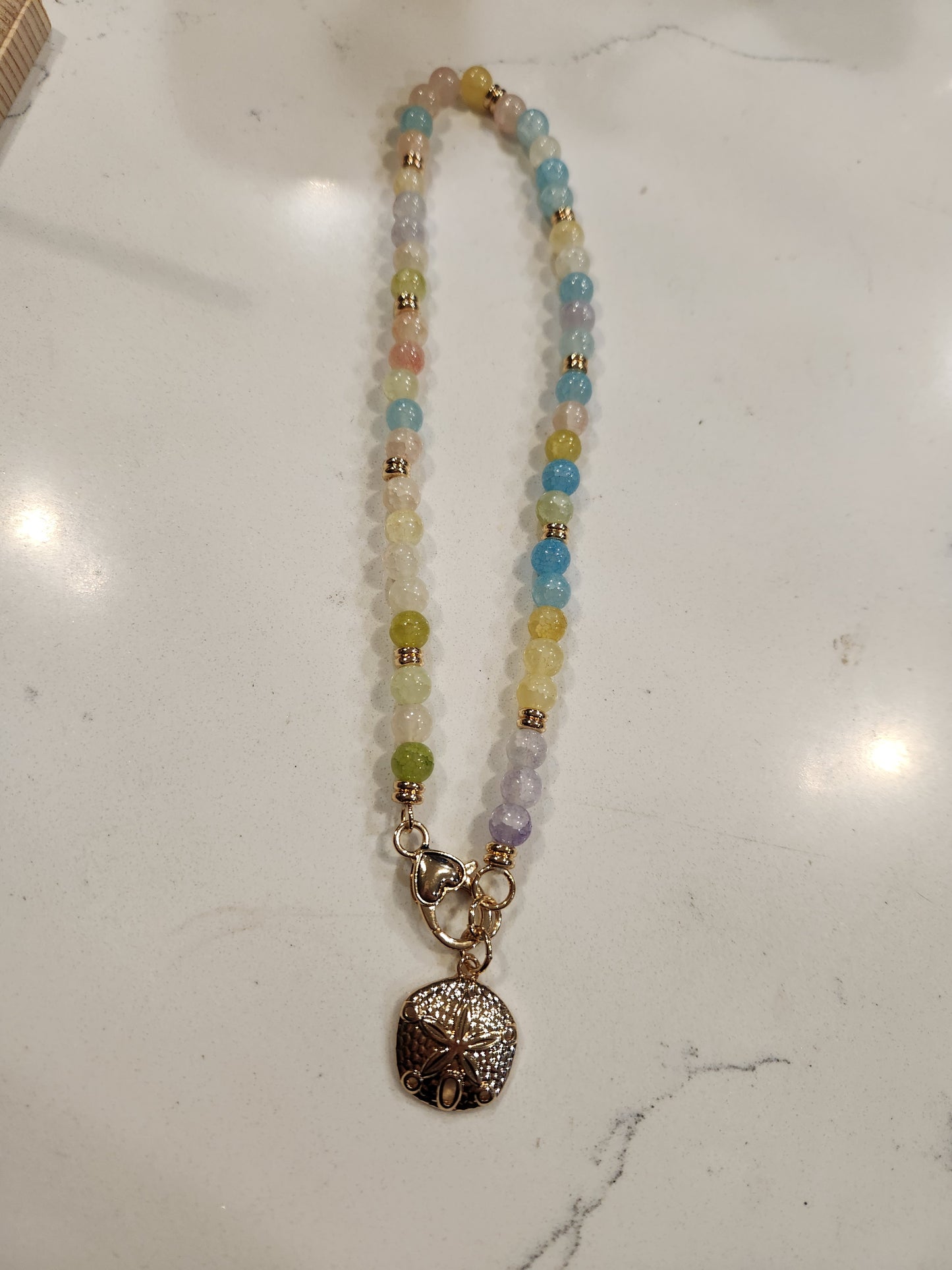Sea Life Glass Bead Necklace