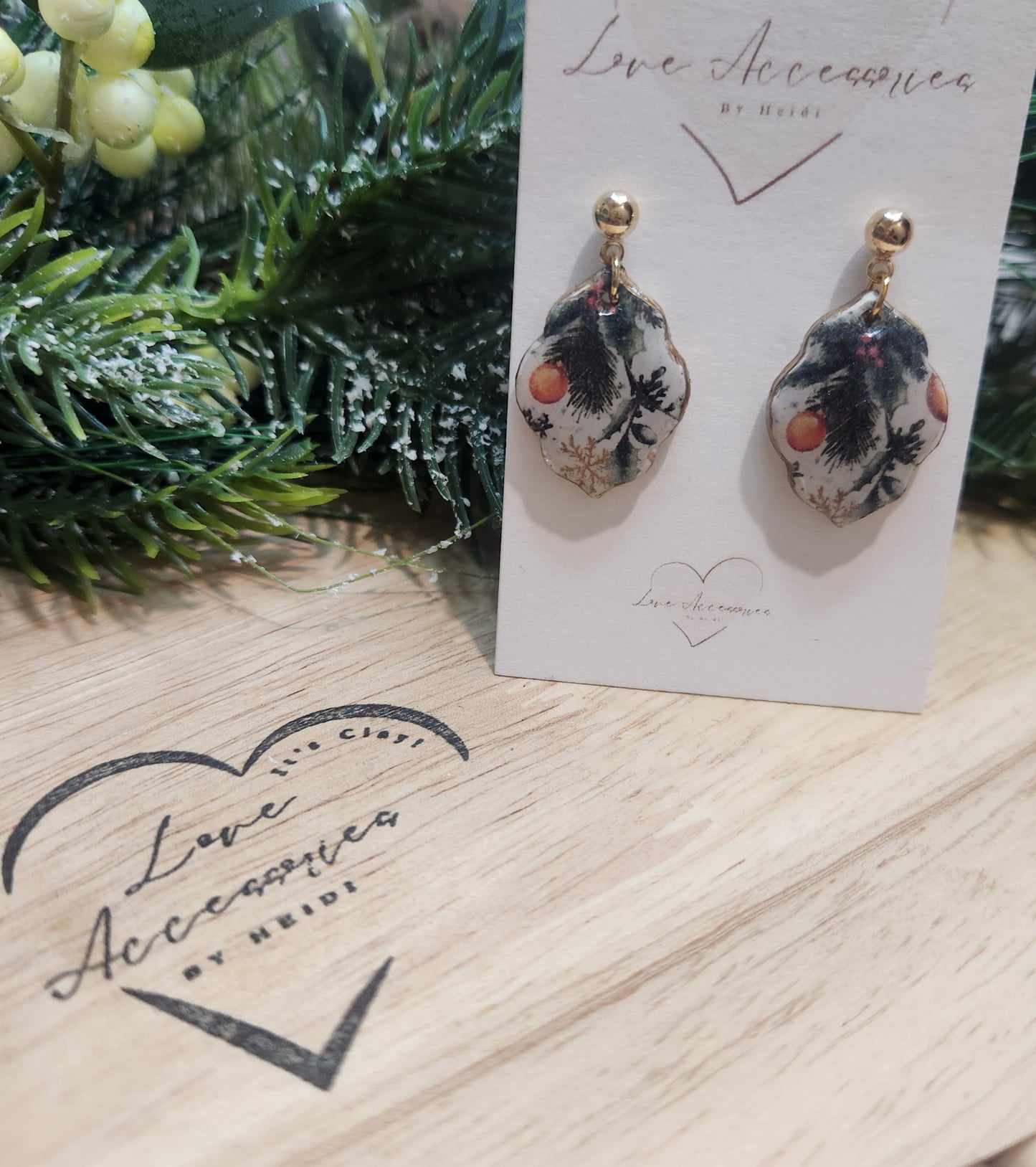 Holiday orange spice pattern