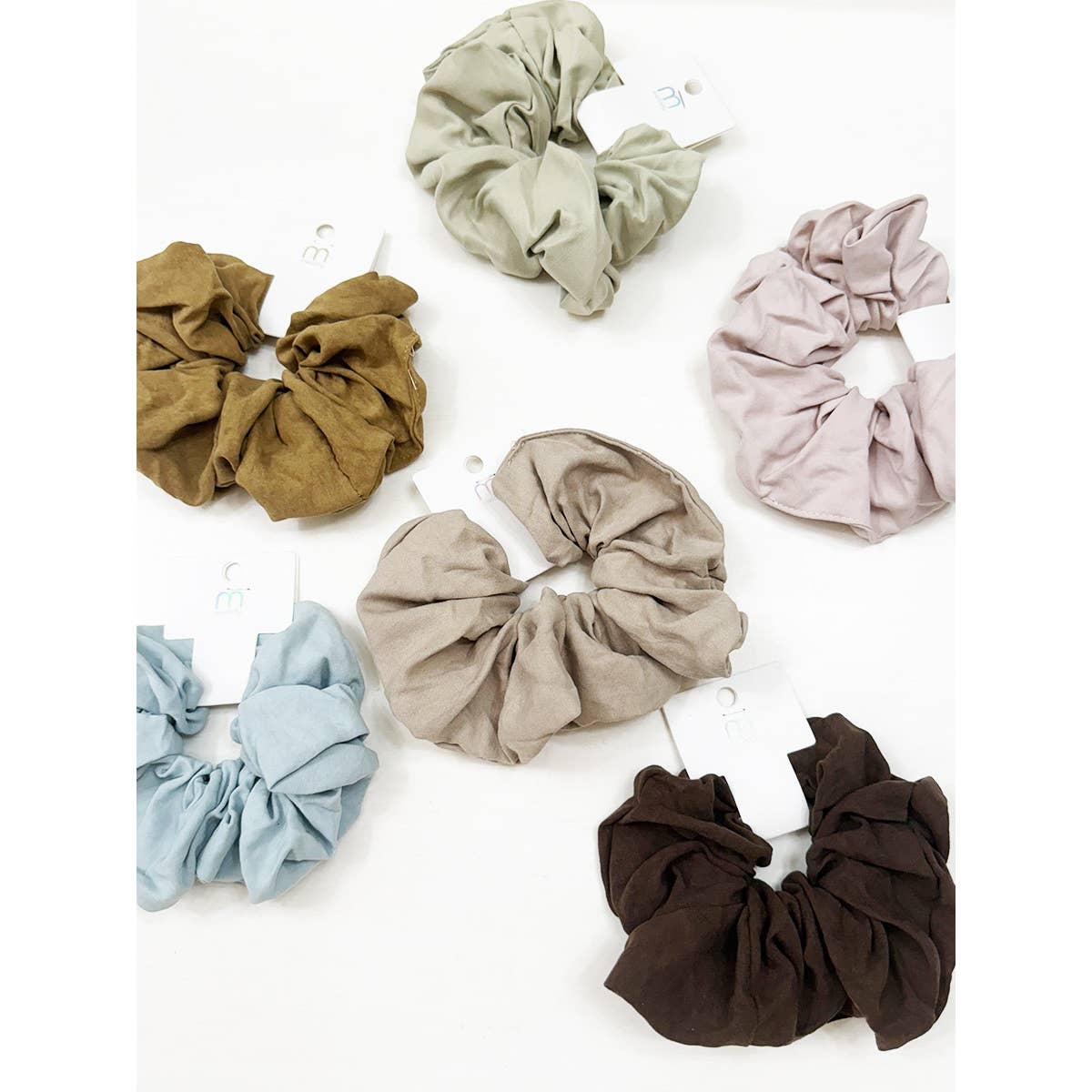 Washed Soft Tone Large Scrunchie
