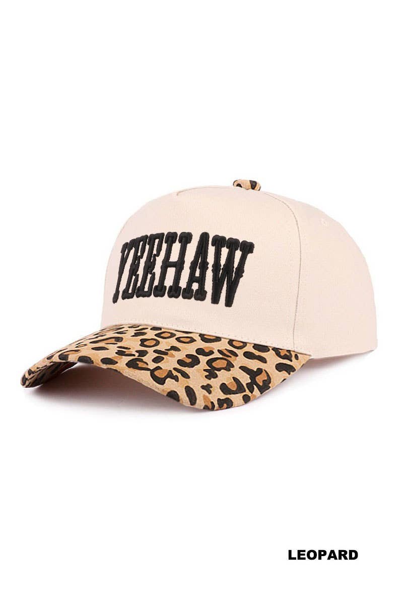 Yeehaw Two Tone Canvas Cotton Hat