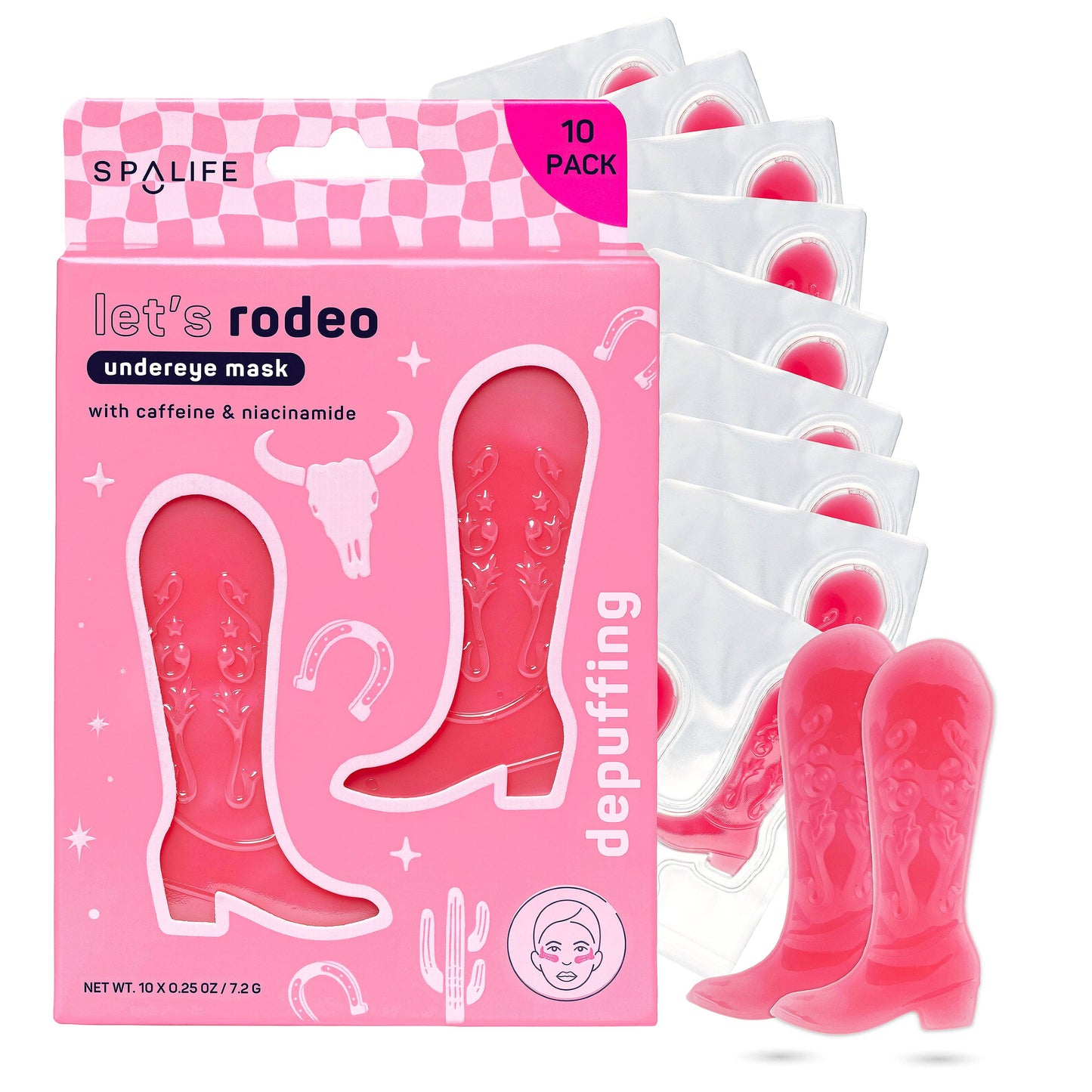 Let's Rodeo Depuffing Undereye Pads l 10 Pack