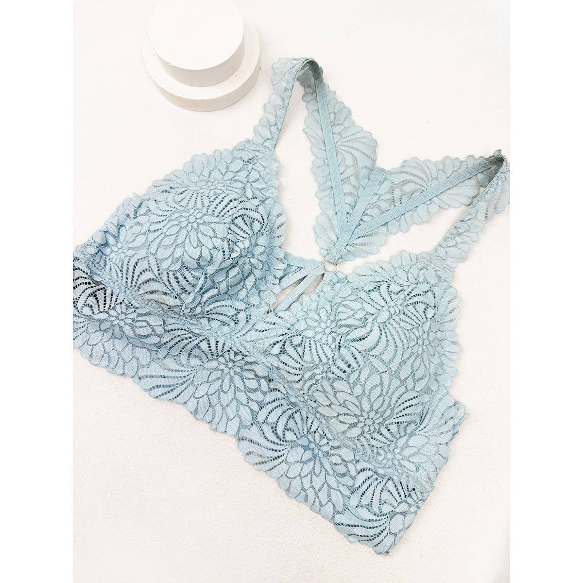 Floral lace Wireless comfort Bralette