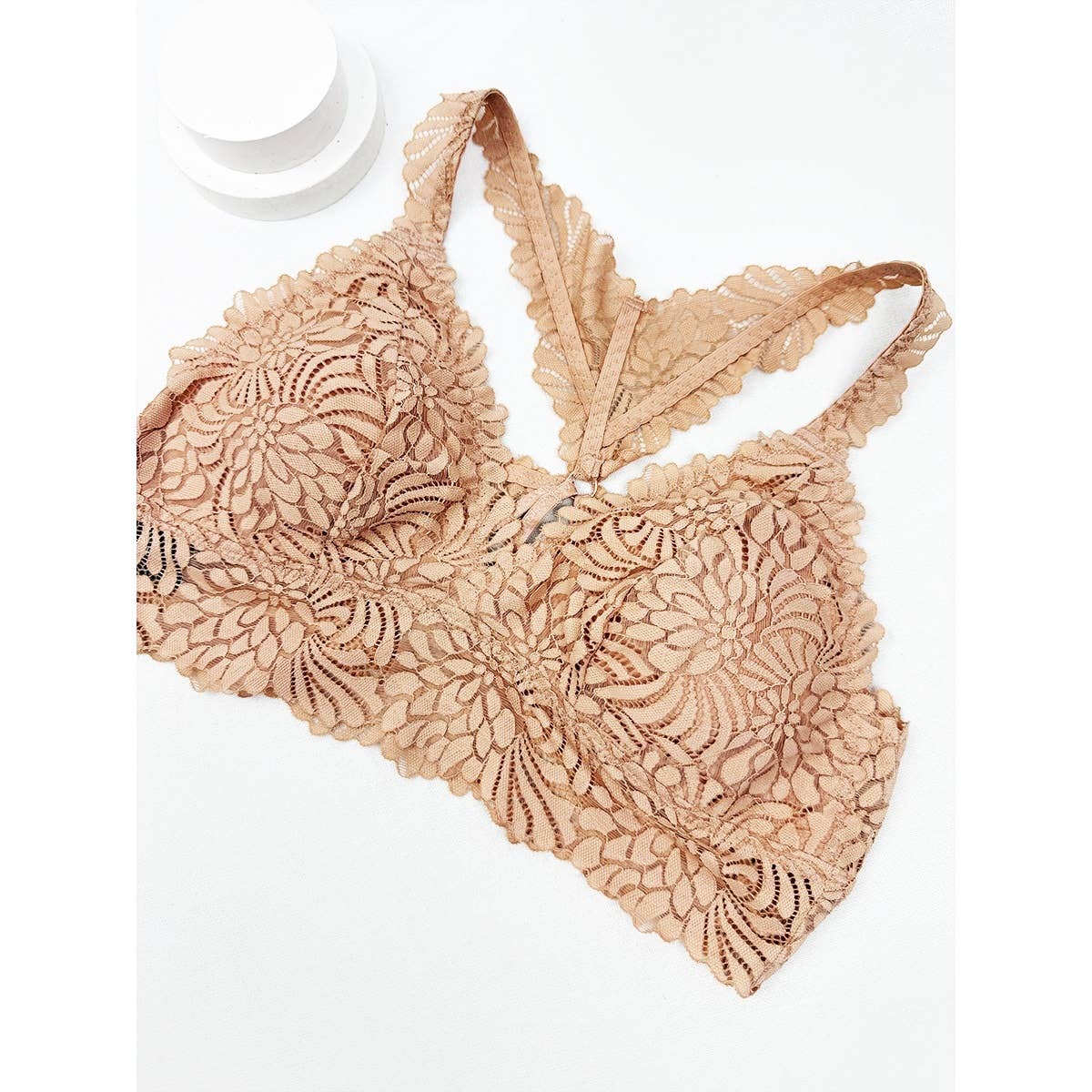 Floral lace Wireless comfort Bralette
