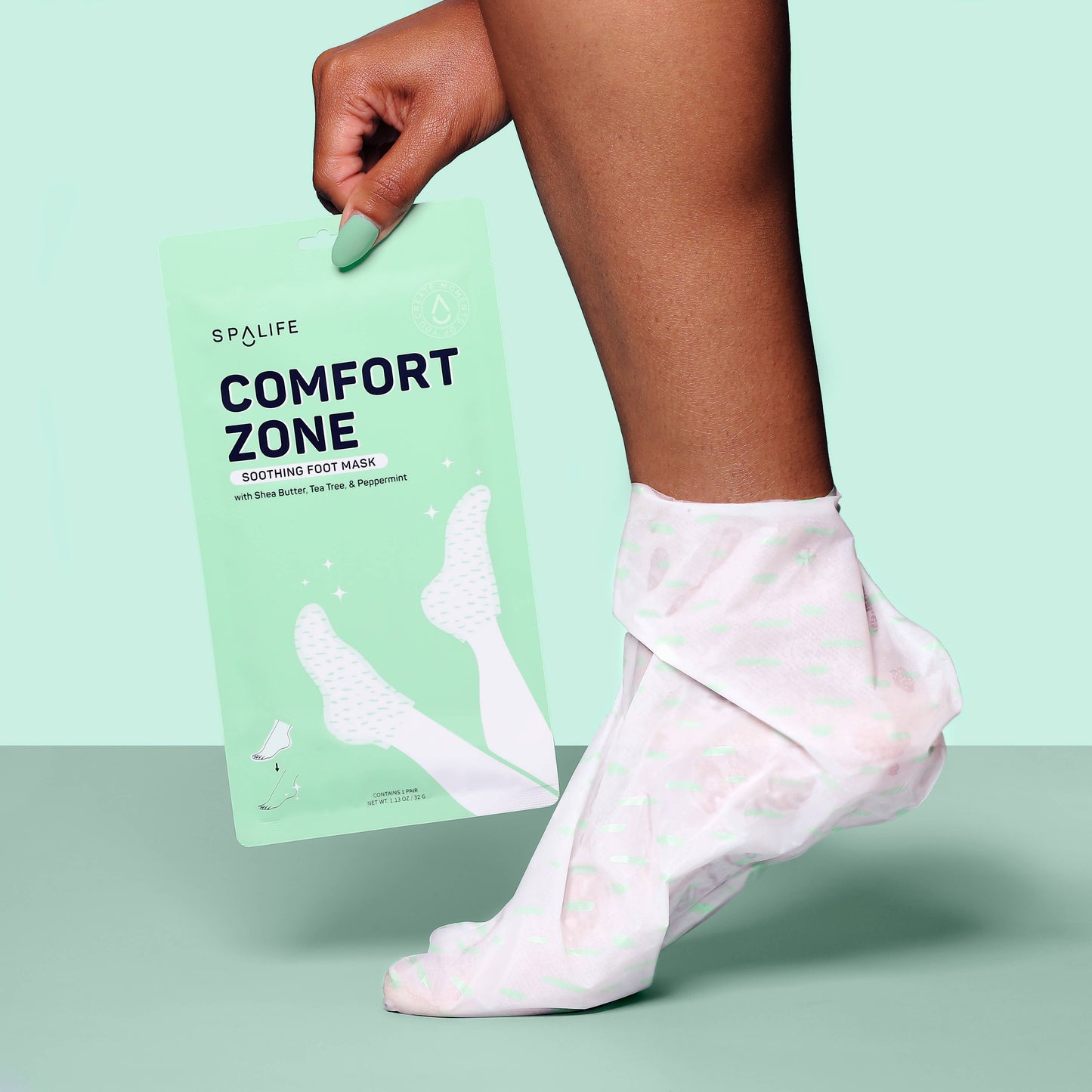 Foot Mask Soothing Spa Foot Sock 3 Ct 