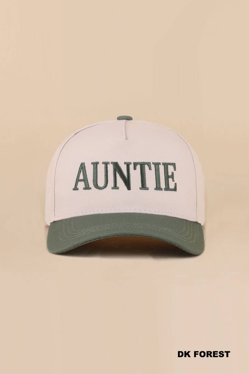 Wifey / Happy Wife / Auntie Two Tone Snapback Hat