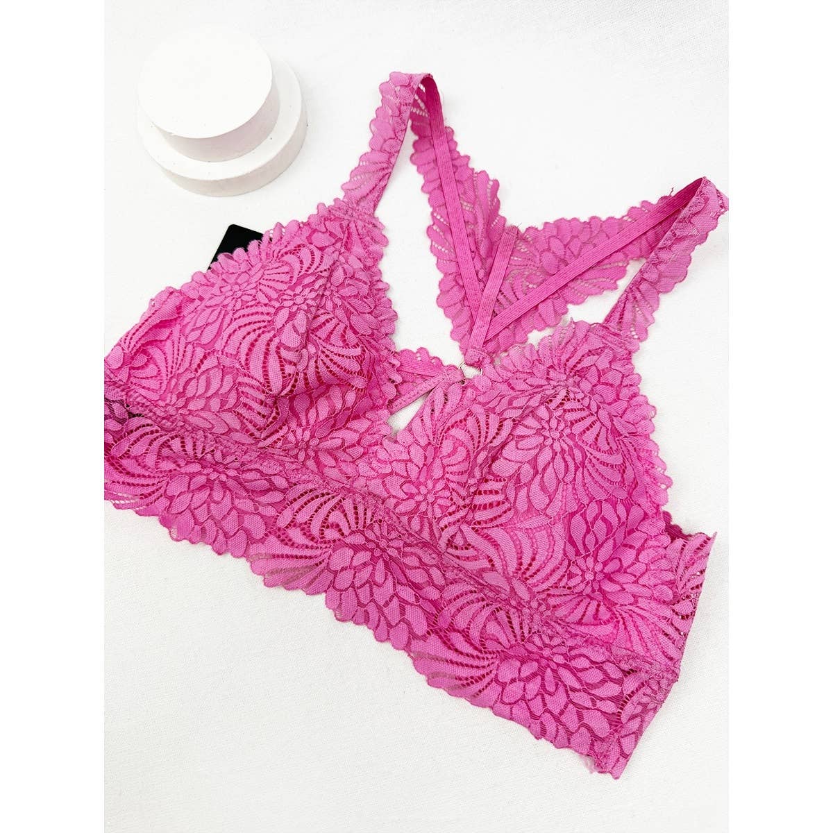 Floral lace Wireless comfort Bralette