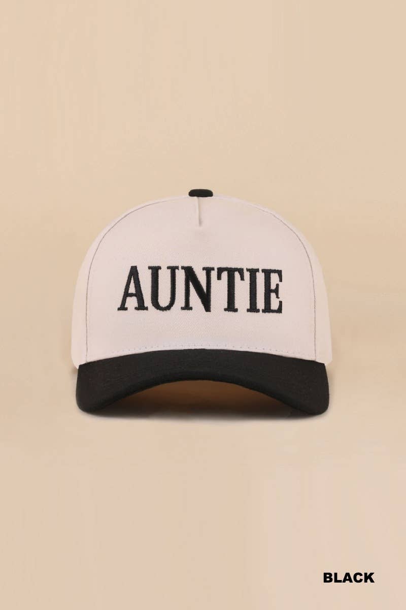 Wifey / Happy Wife / Auntie Two Tone Snapback Hat