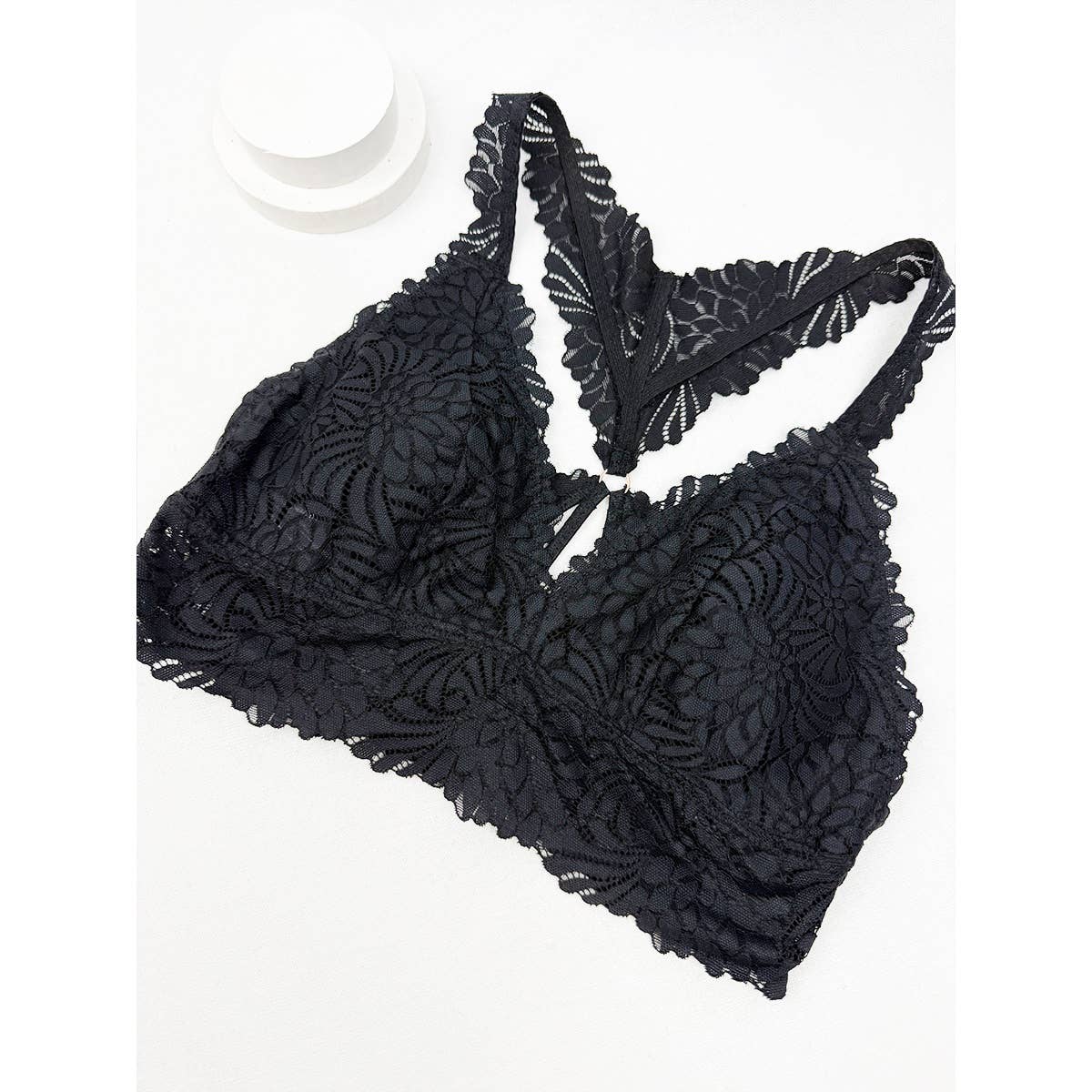 Floral lace Wireless comfort Bralette
