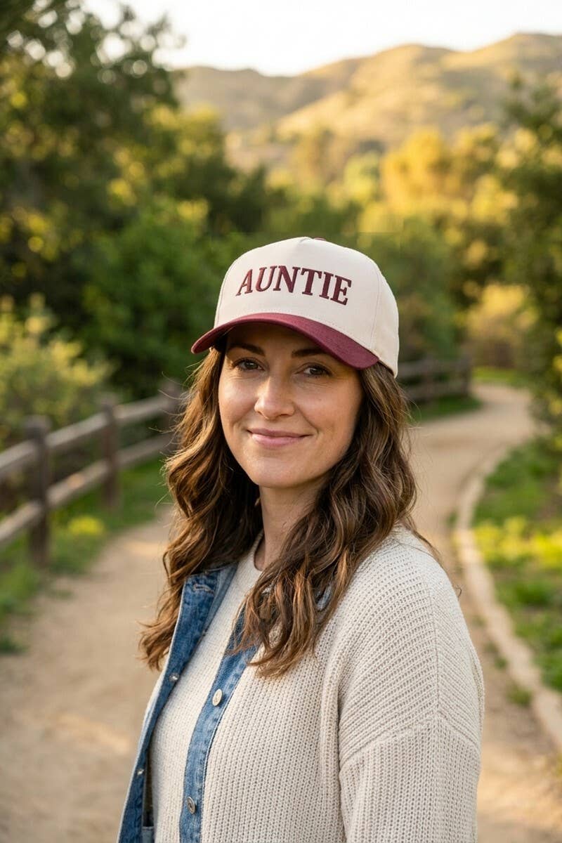Wifey / Happy Wife / Auntie Two Tone Snapback Hat