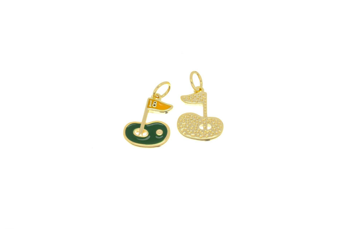Golf Flag Stick Charm