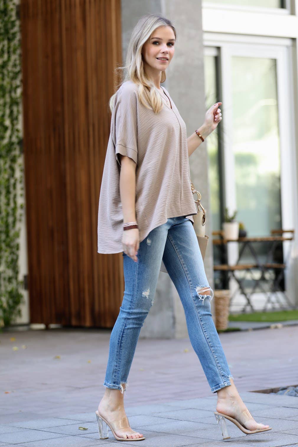 Dolman Short Sleeve Top