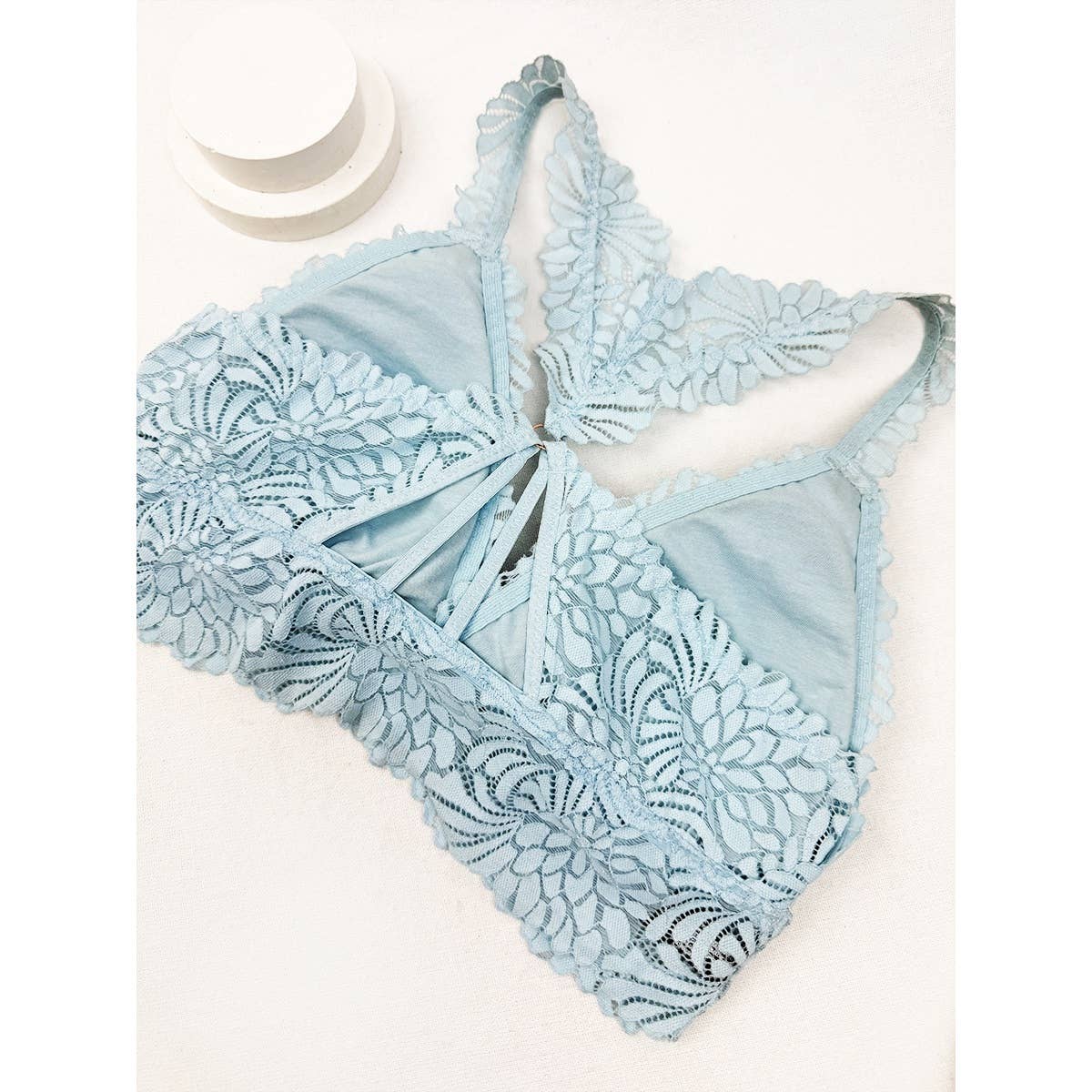 Floral lace Wireless comfort Bralette