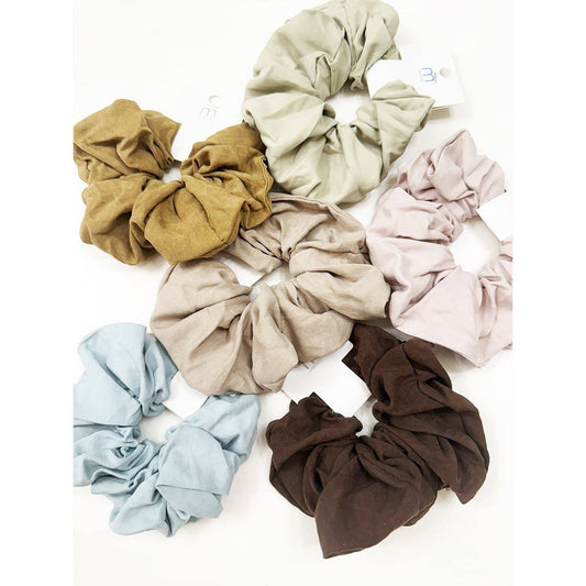 Washed Soft Tone Large Scrunchie