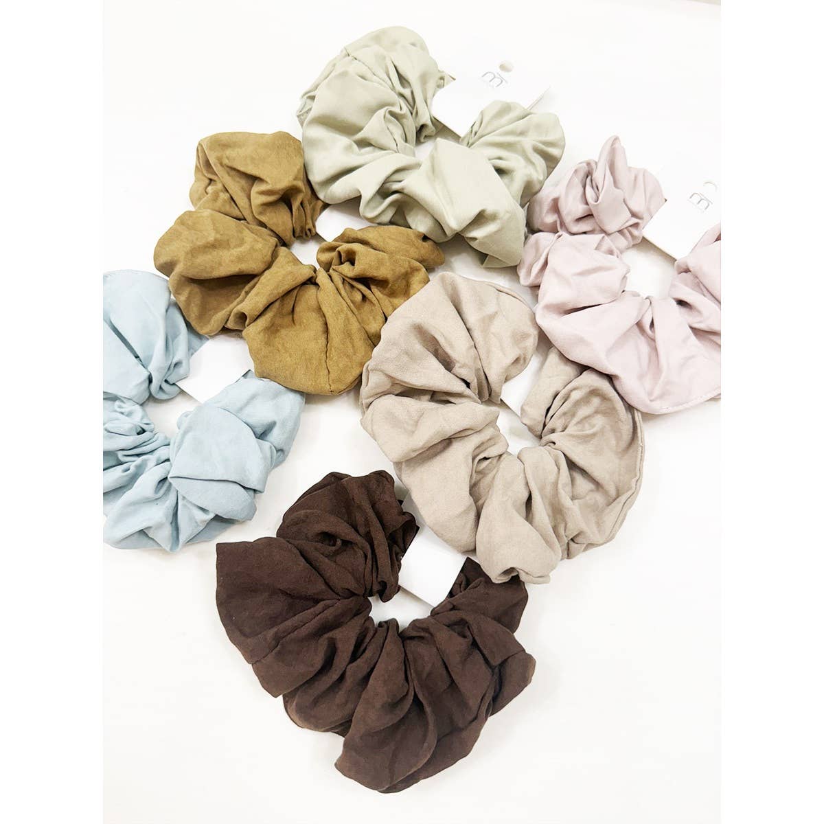 Washed Soft Tone Large Scrunchie