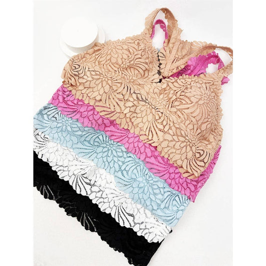 Floral lace Wireless comfort Bralette