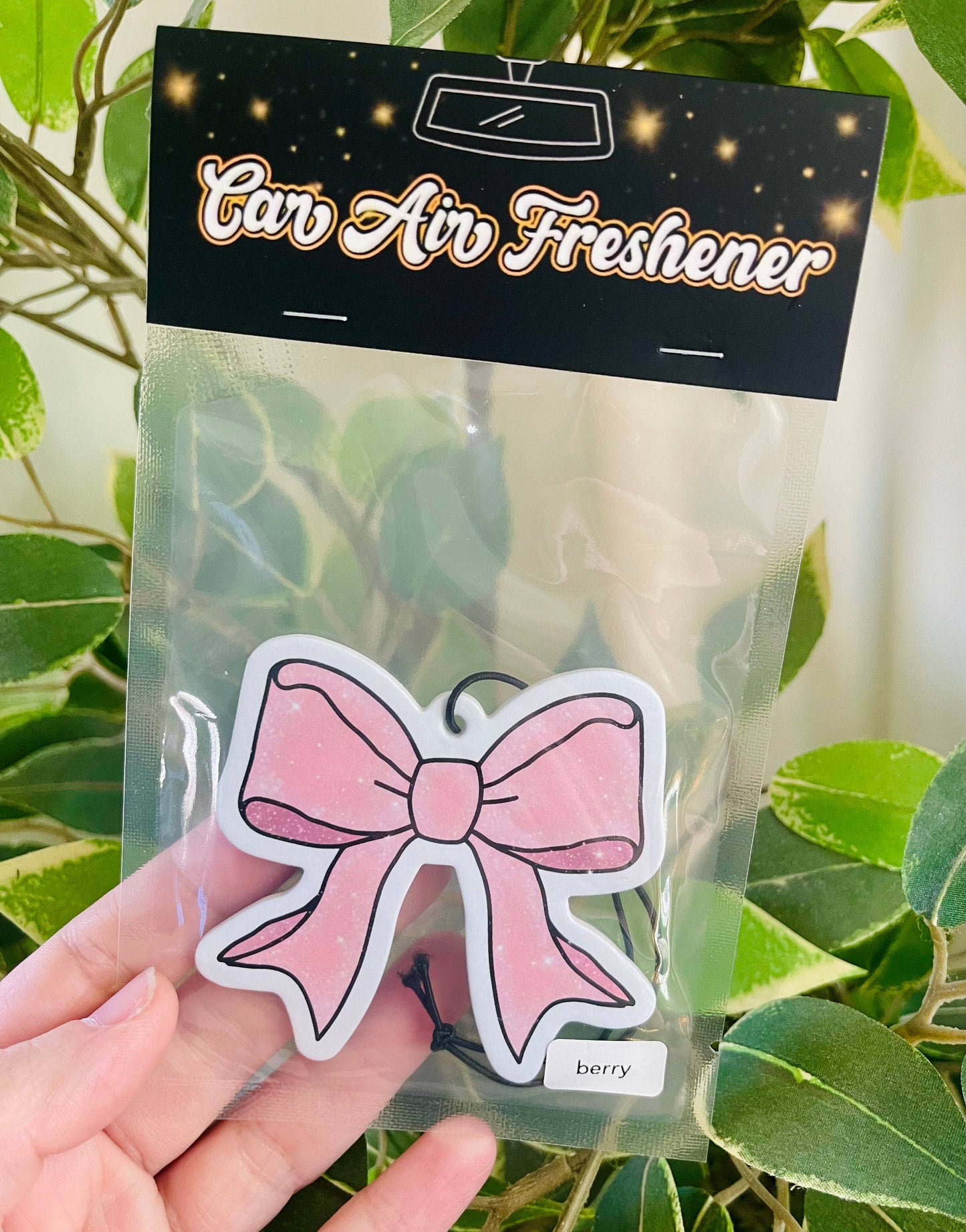 Pink Bow Air Freshener
