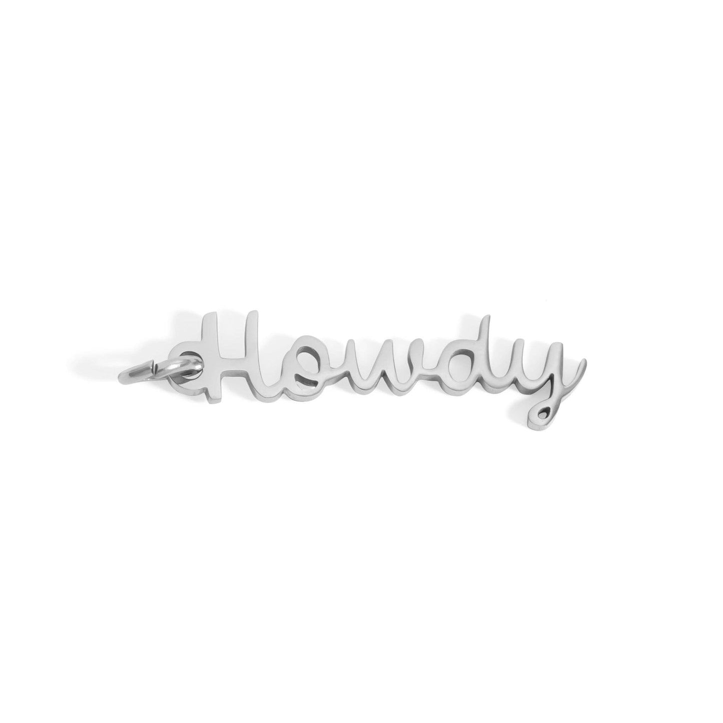 18K Gold PVD Stainless Steel Howdy Charm