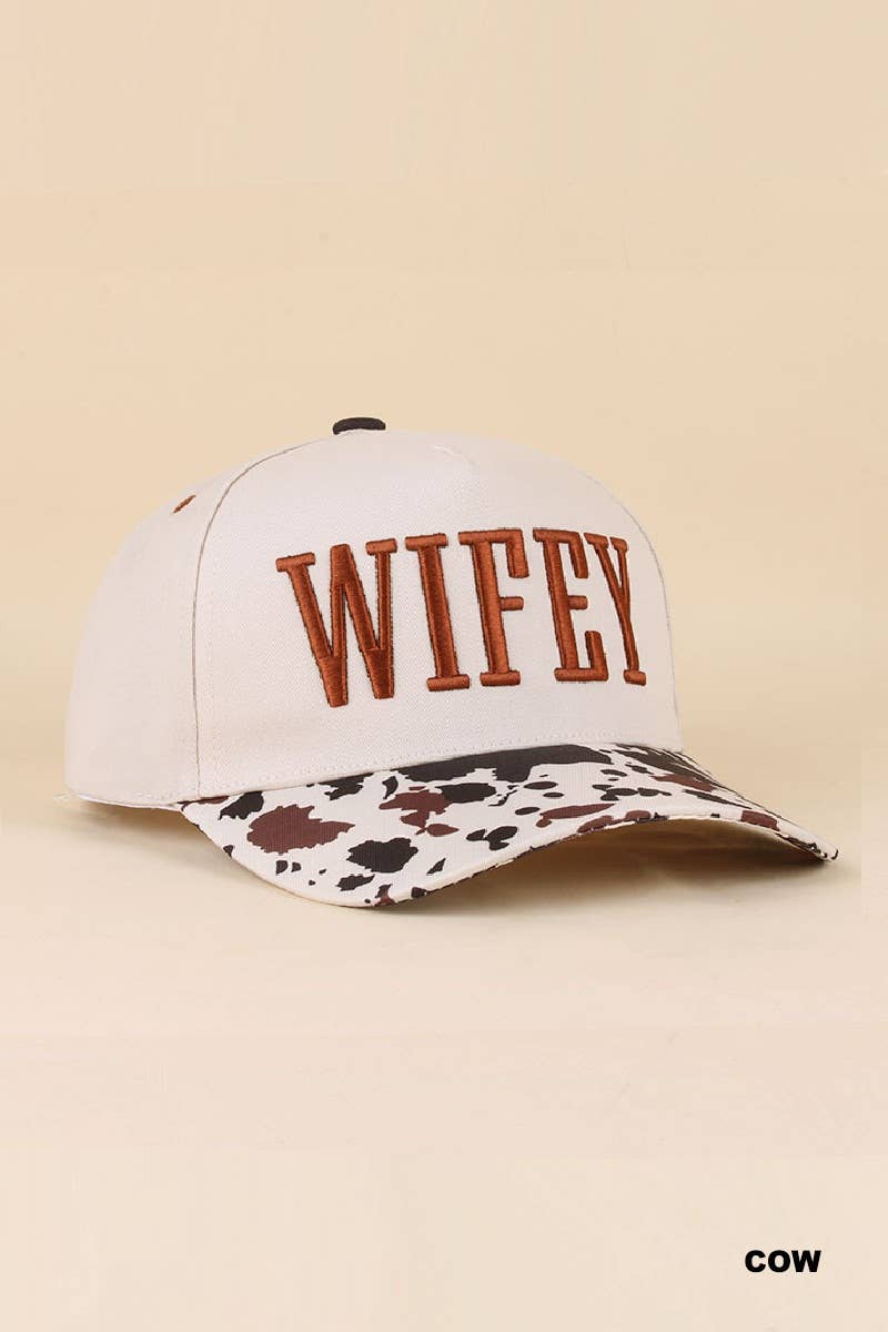 Wifey / Happy Wife / Auntie Two Tone Snapback Hat