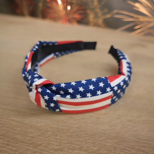 American Flag Pattern Head Band