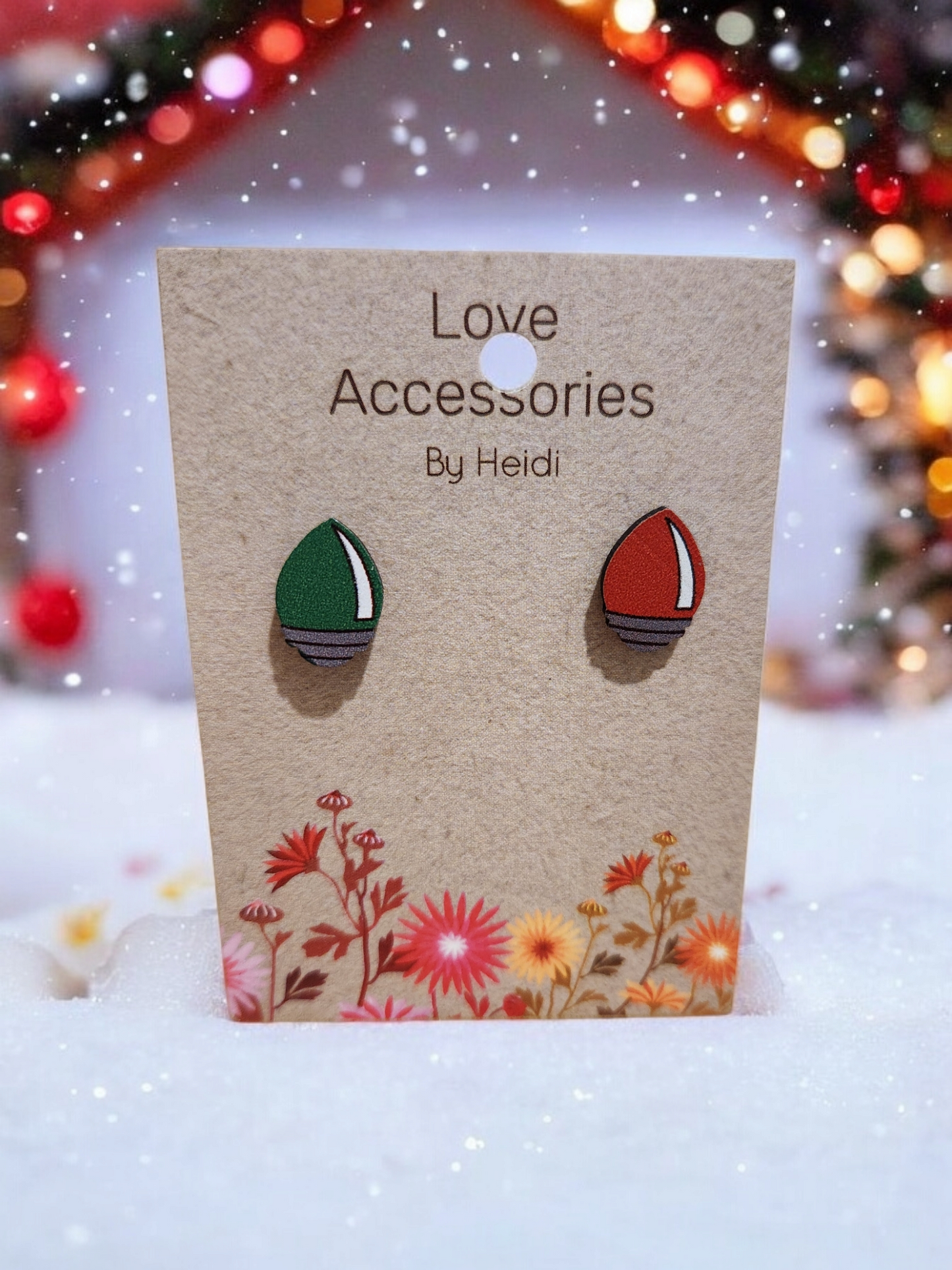 Christmas Bulb Earrings