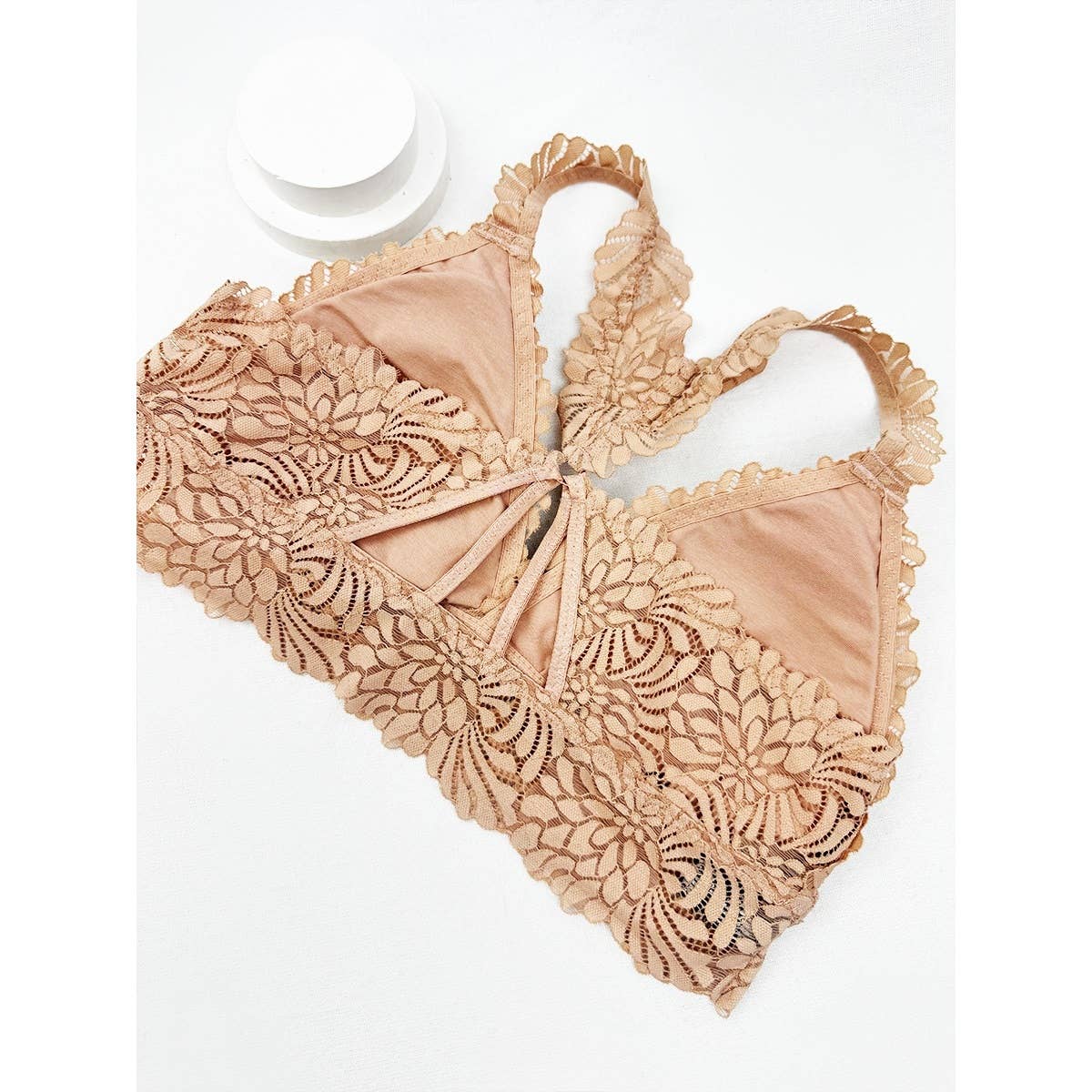 Floral lace Wireless comfort Bralette