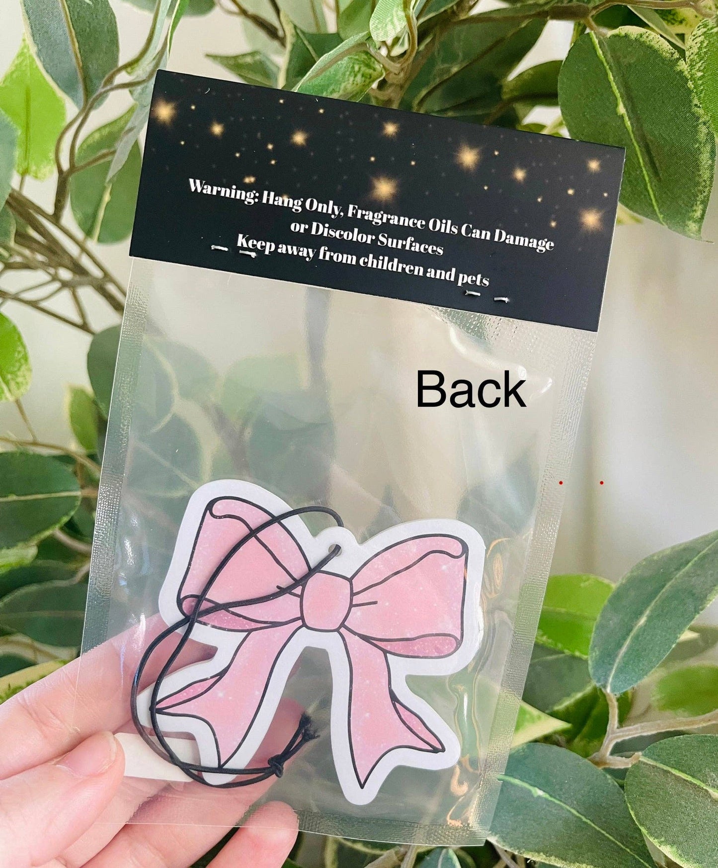 Pink Bow Air Freshener