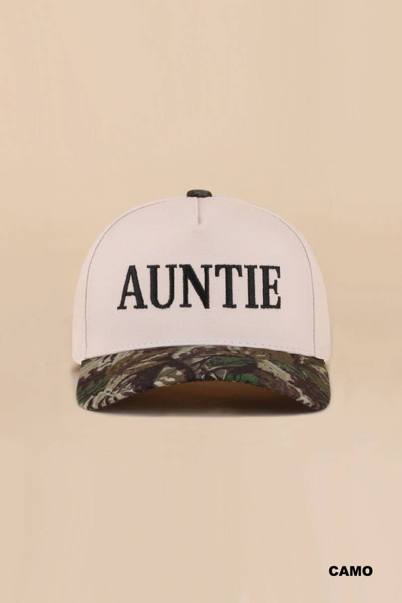 Wifey / Happy Wife / Auntie Two Tone Snapback Hat