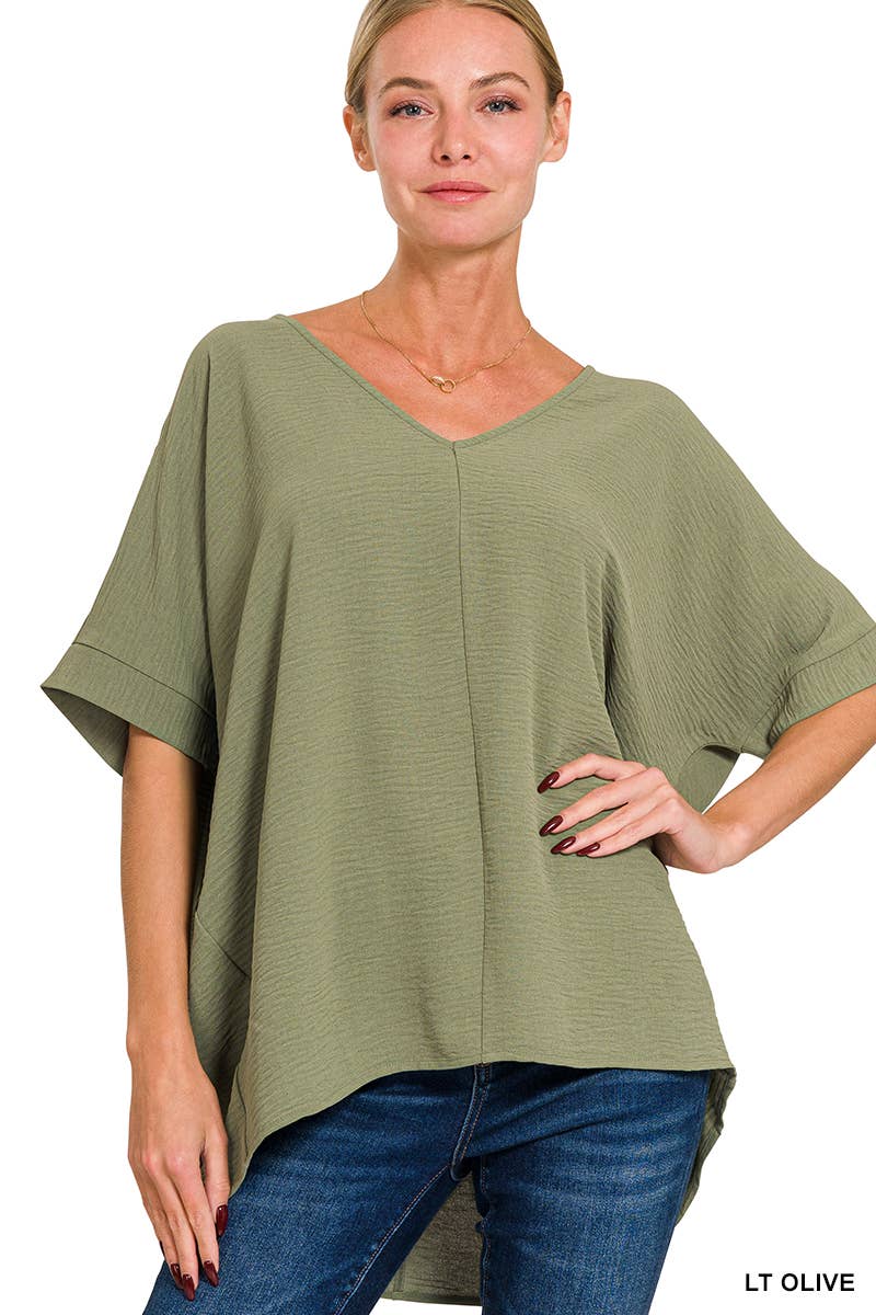 Dolman Short Sleeve Top