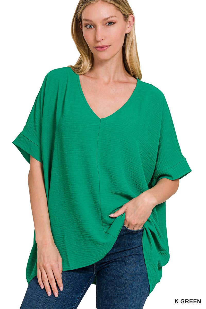 Dolman Short Sleeve Top