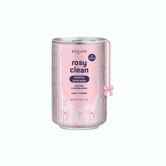 Rosy Clean Soothing Facial Wipes  20ct