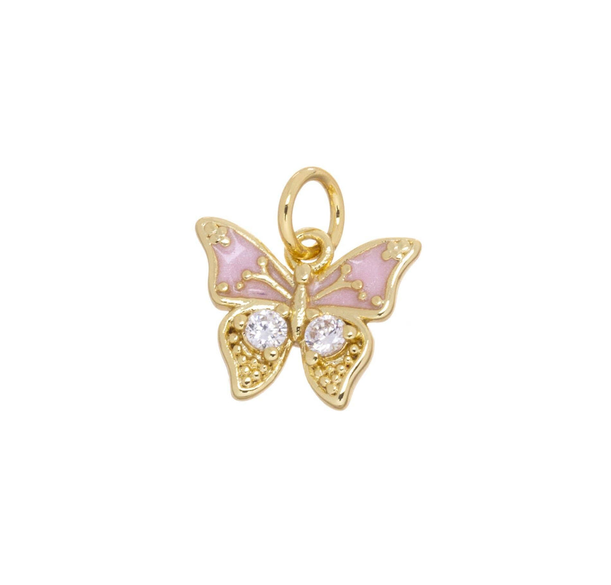 Dainty Butterfly Charm Enamel