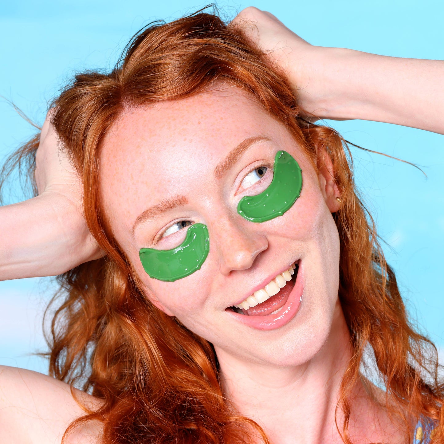 Pickle Shaped Hydrating Eye Pads  8 Pk