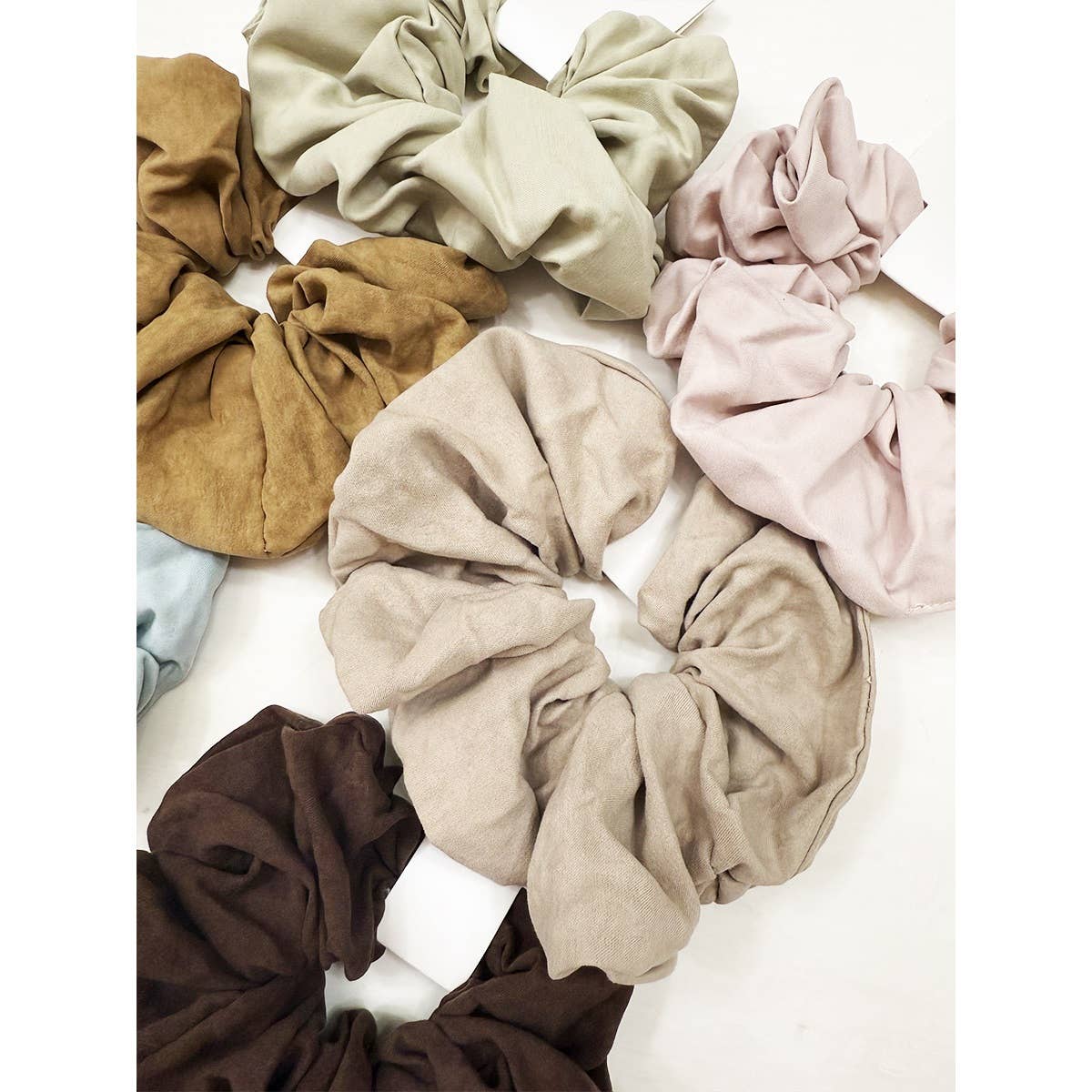 Washed Soft Tone Large Scrunchie