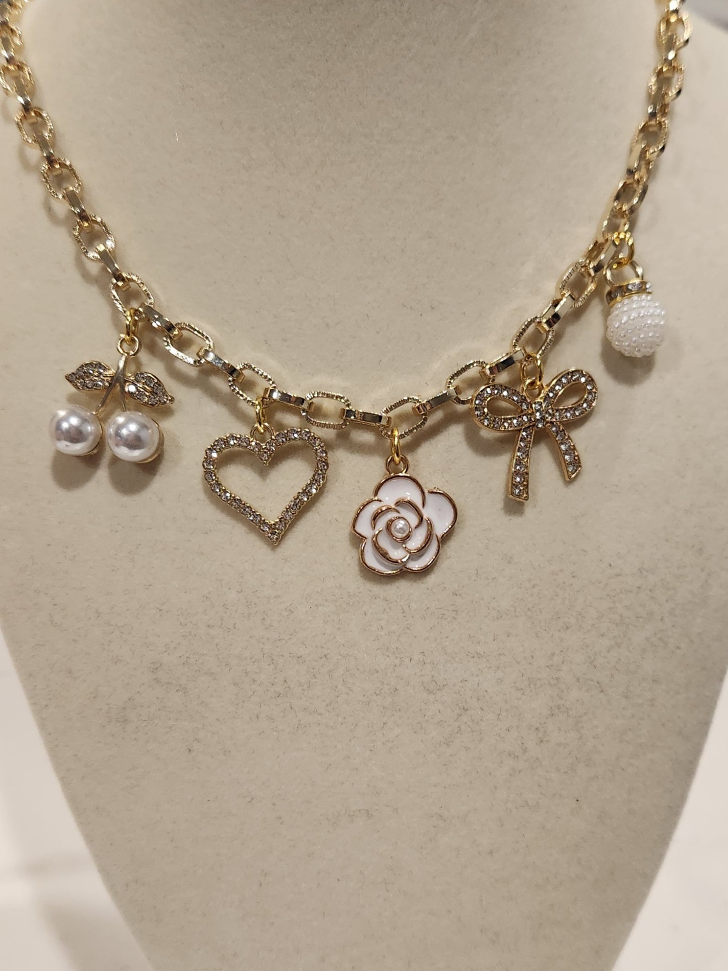 Gold Everyday Charm Necklace