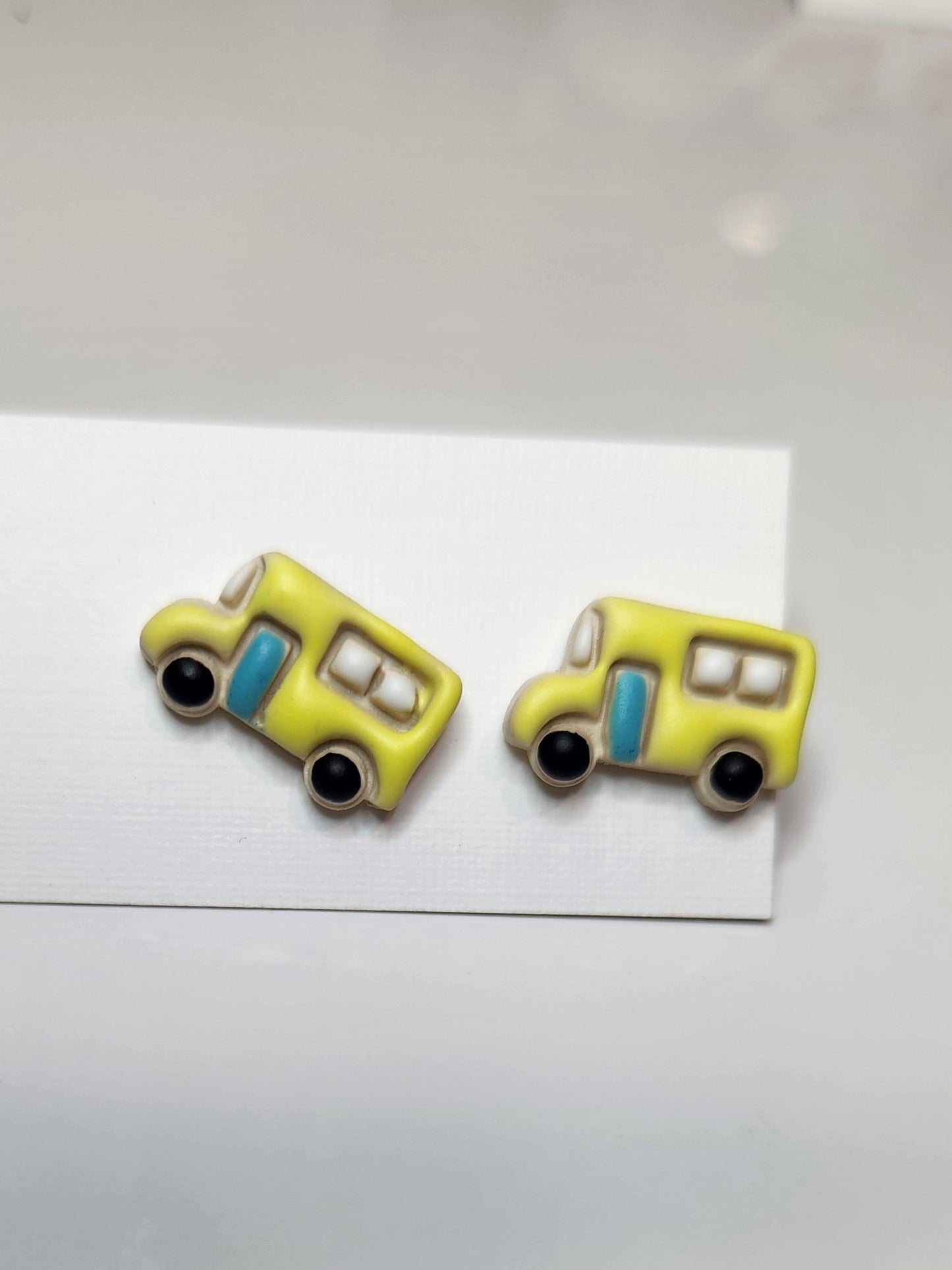 School Bus Stud Earrings