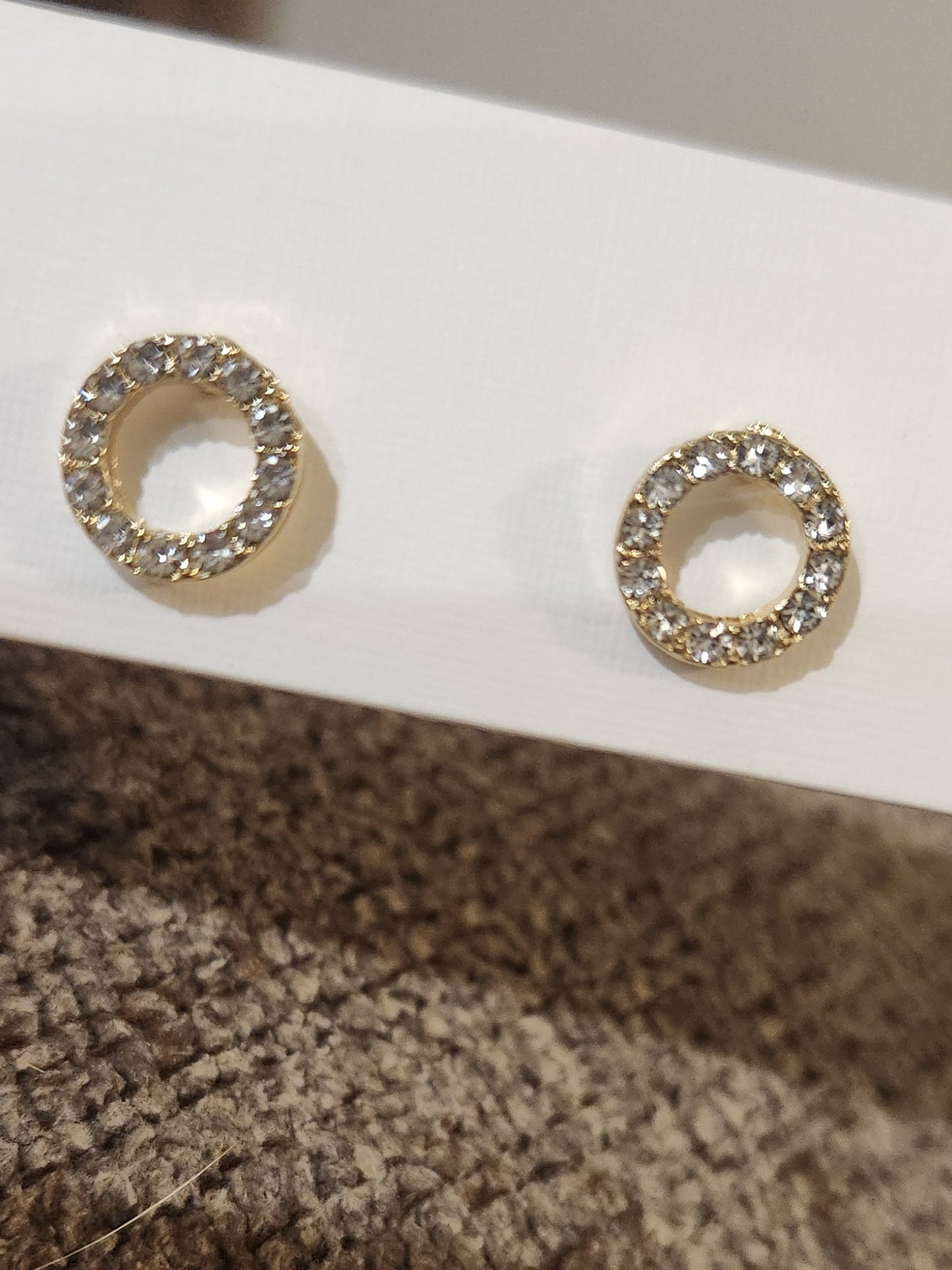 X's & O's In Gold Earrings