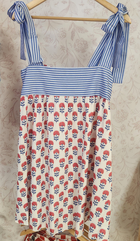 Marigold Stripe Midi Sundress