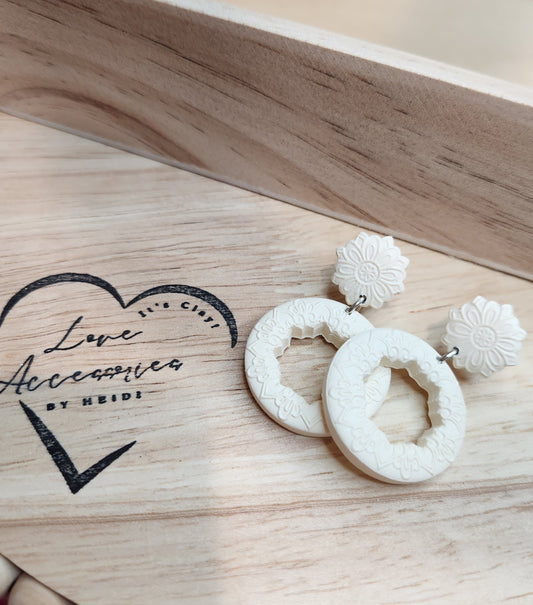 Serene boho round Dangle Earrings