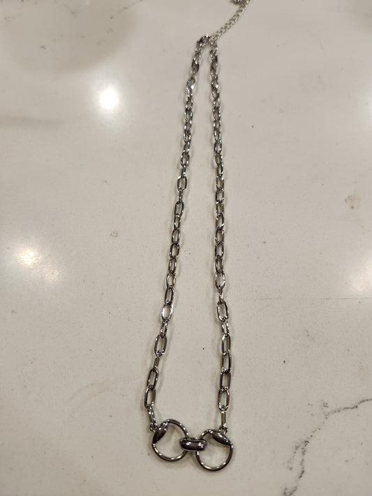 Equestrian pendant necklace
