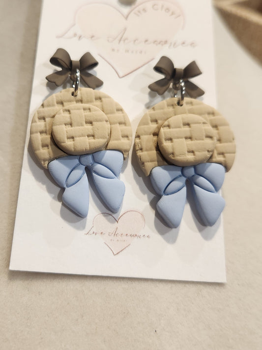 Heirloom Clay Bow Earrings