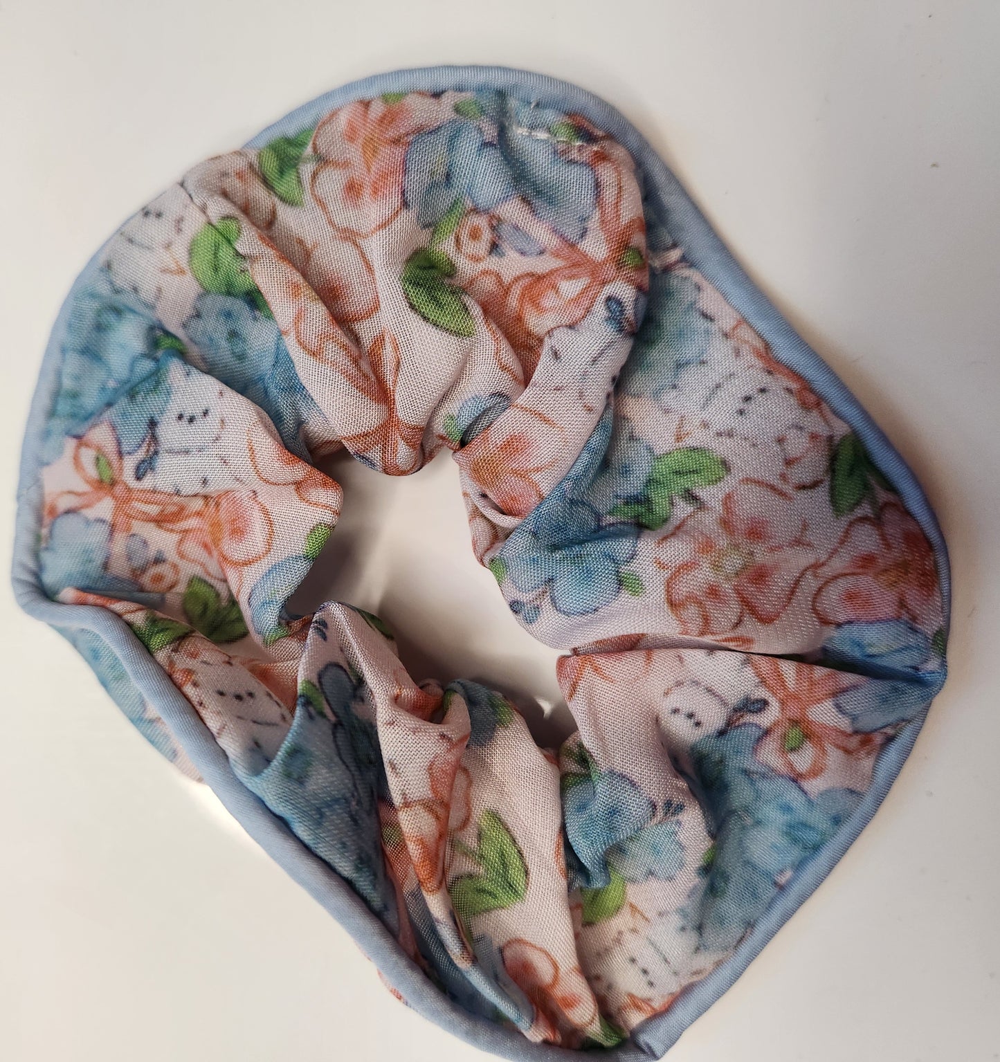3 pack Spring Floral Silk Scrunchies