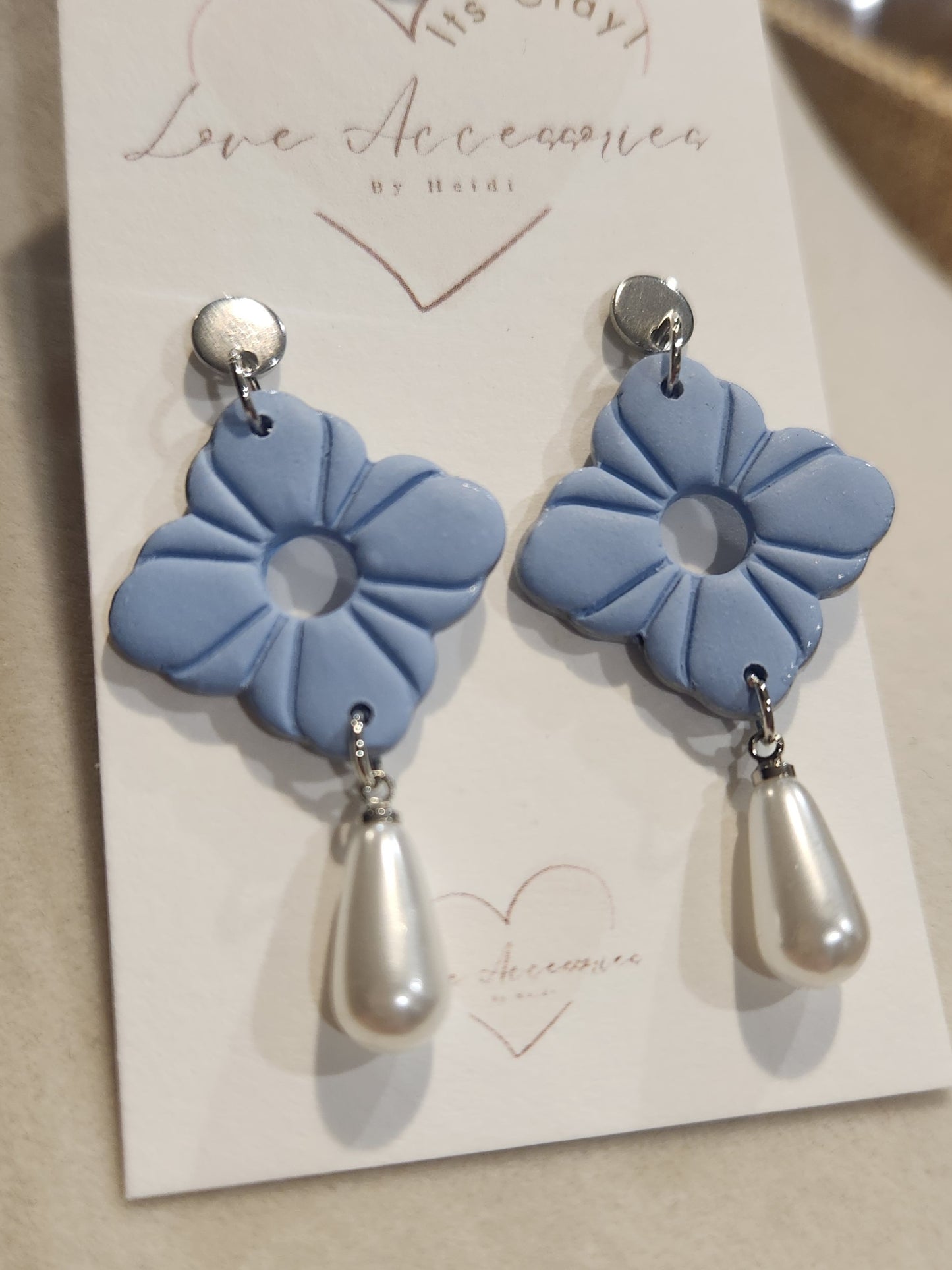 Blossom Pearl Drop Earrings