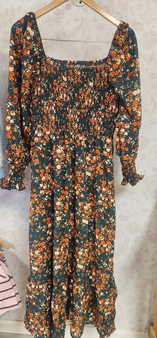 Green Medows Floral dress