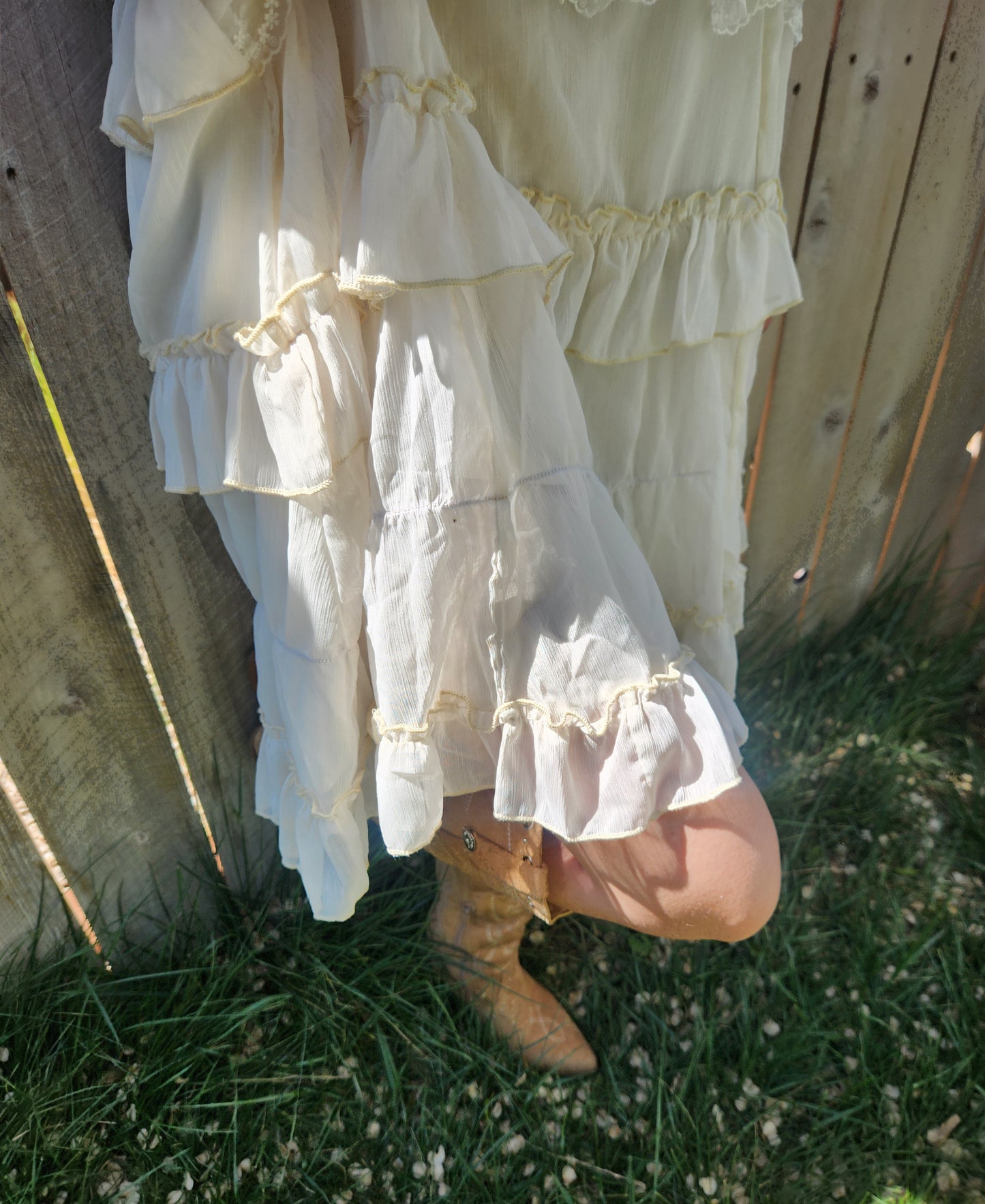 Cottage Lace Ruffle Mini