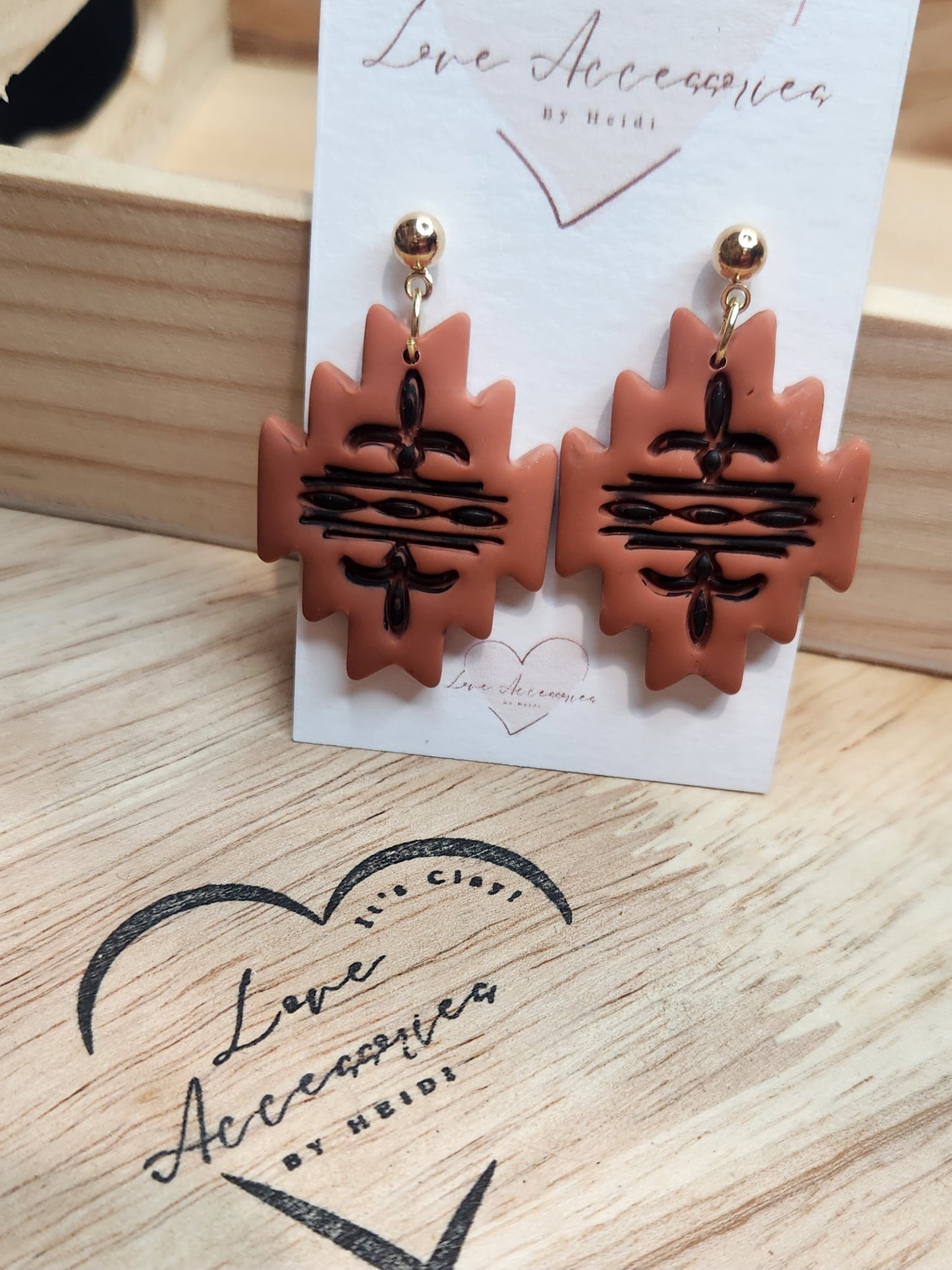 Aztec Signature Collection Dangle Earrings